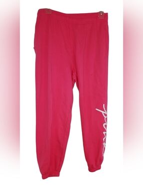 Victorias Secret Pink Active Joggers with Side Script